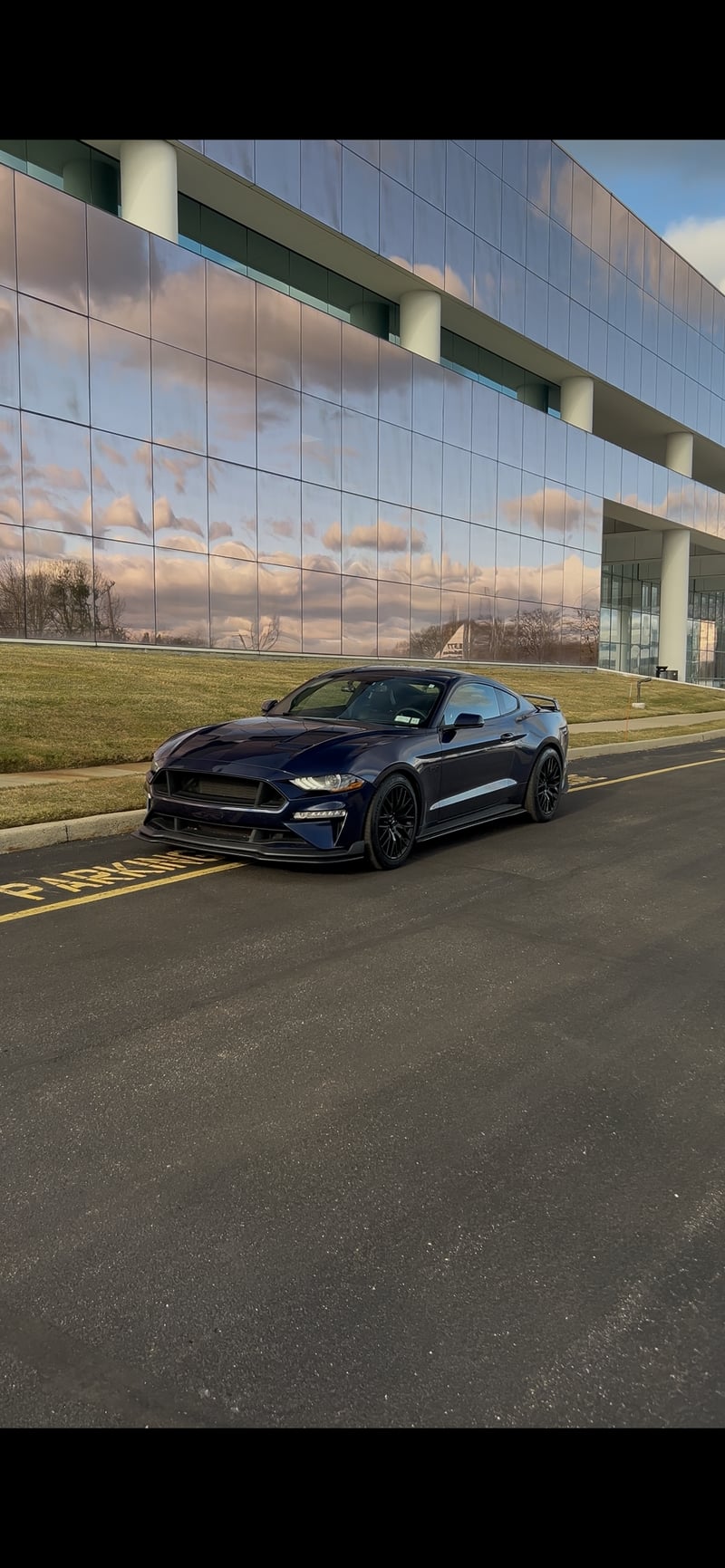Islandia Glass Facade Reflections