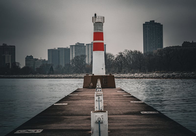 Montrose Harbor Breakwater Light