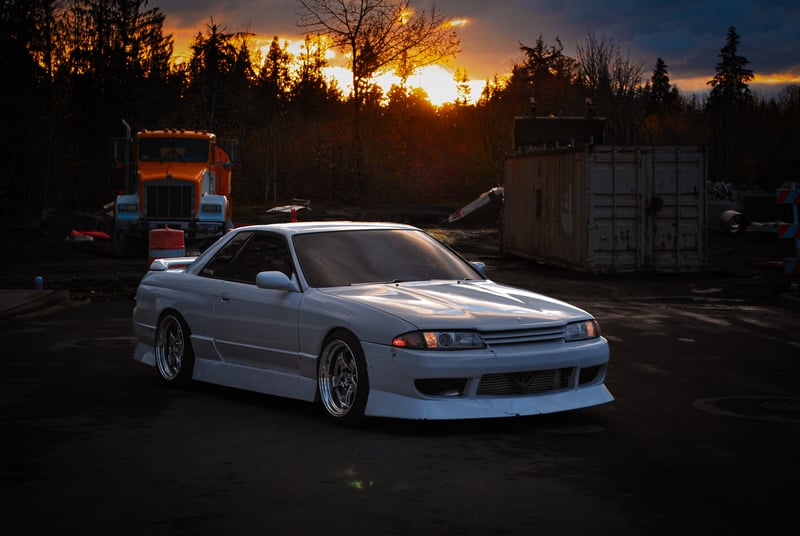 Industrial Lot Sunset