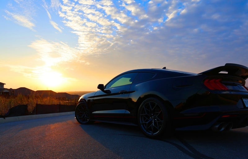 Suburban Sunset Overlook