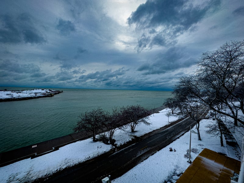 Lake Michigan Winter Shoreline
