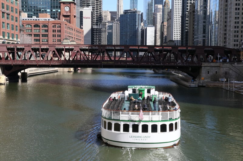 Chicago River Architecture View