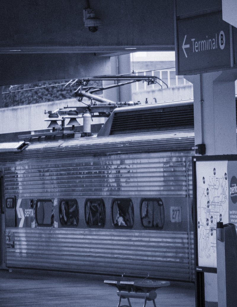Philadelphia International Airport Terminal B Station
