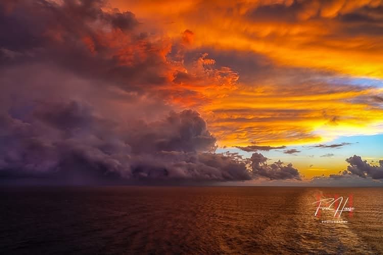 Dramatic Open Ocean Seascape