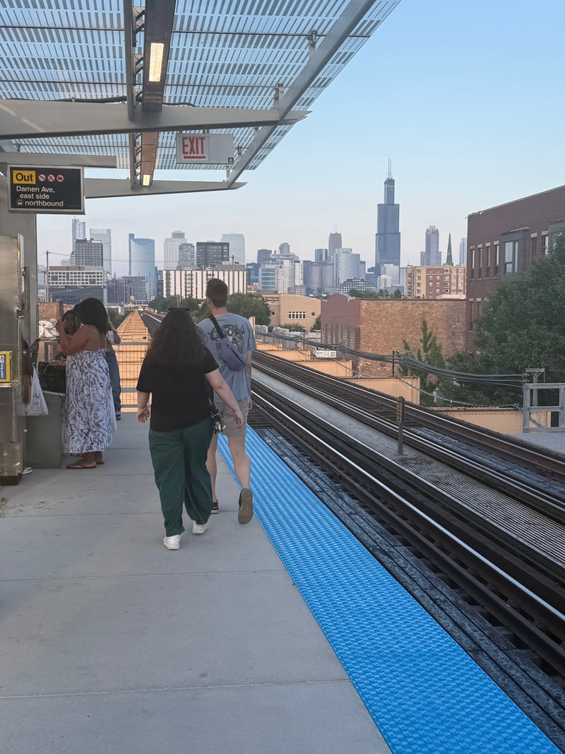 Damen CTA Station Platform
