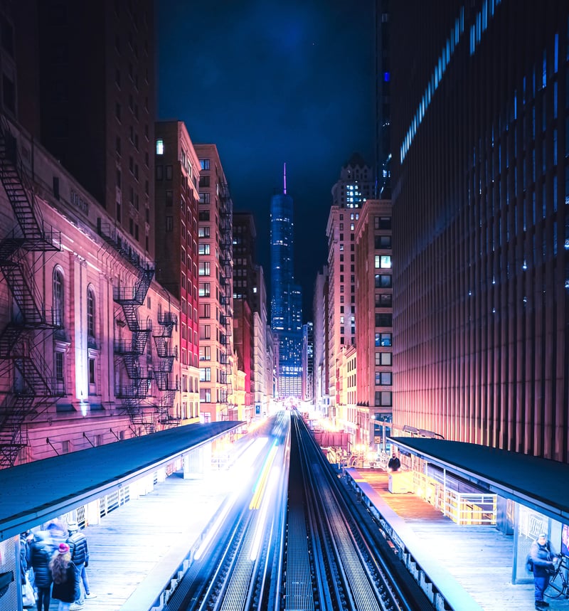 Wabash Avenue L Tracks
