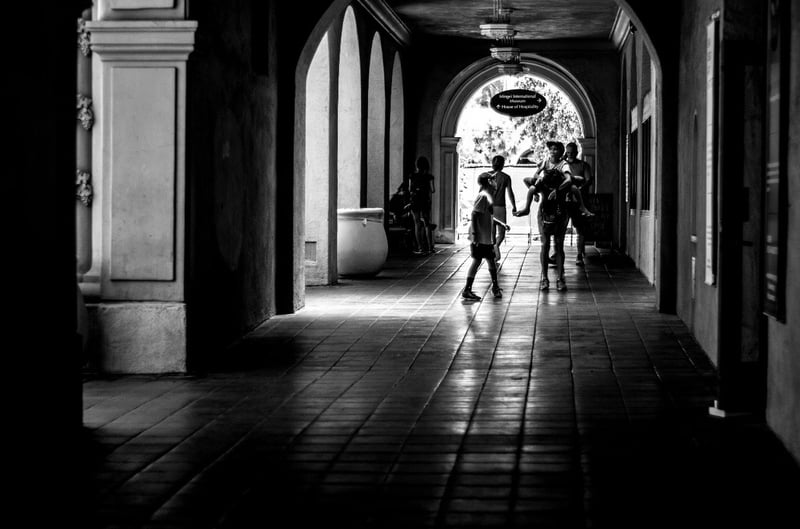 Balboa Park Arched Walkway