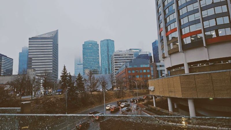 Jasper Avenue Skyline View
