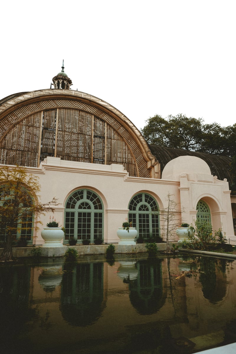 Botanical Building and Lily Pond