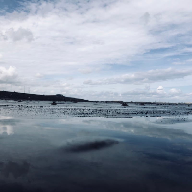 Hartlepool Beach Reflections
