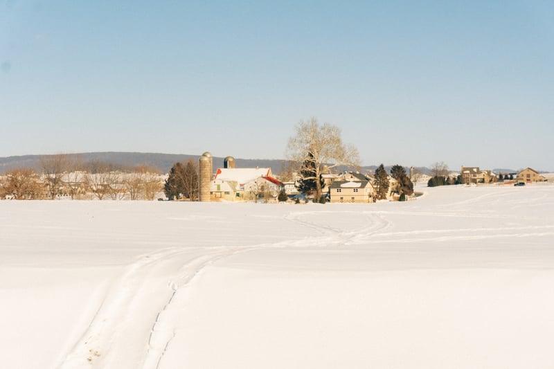 Lancaster County Winter Farmscape