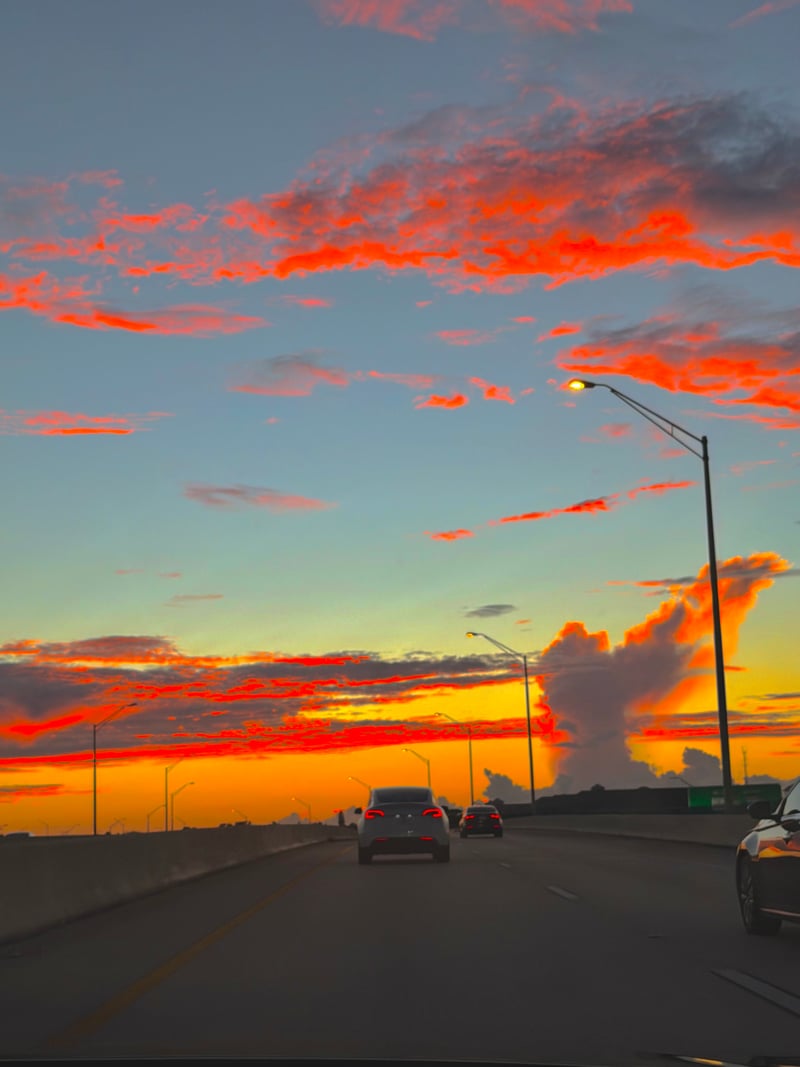 St. Petersburg Highway Sunset