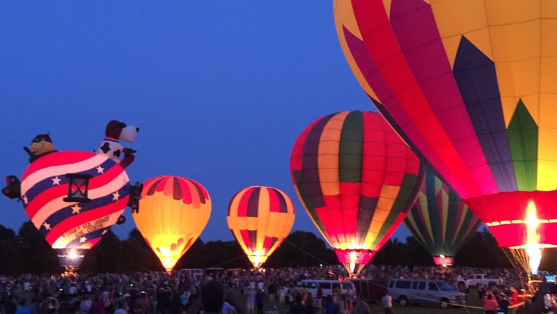 Raleigh Balloon Glow Event