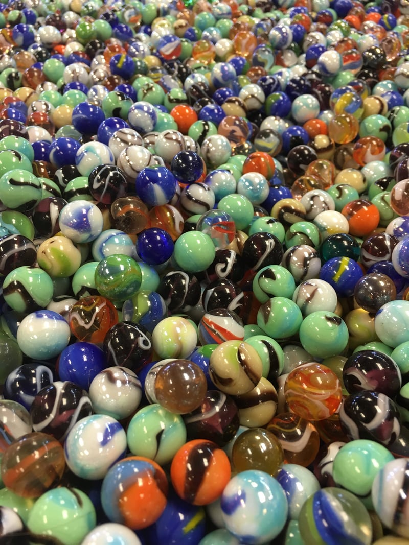 Colorful Marble Display