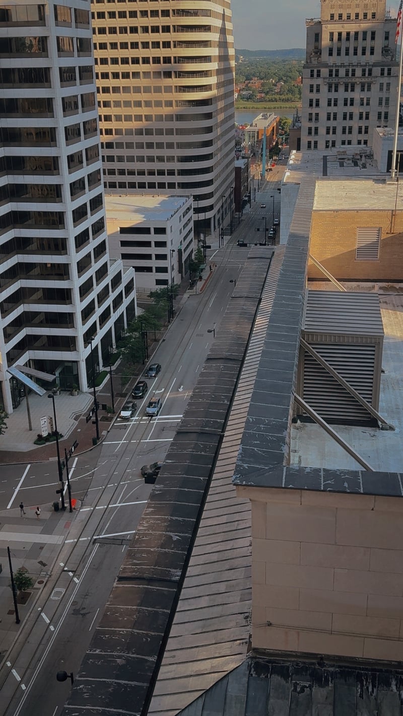 Main Street Elevated View