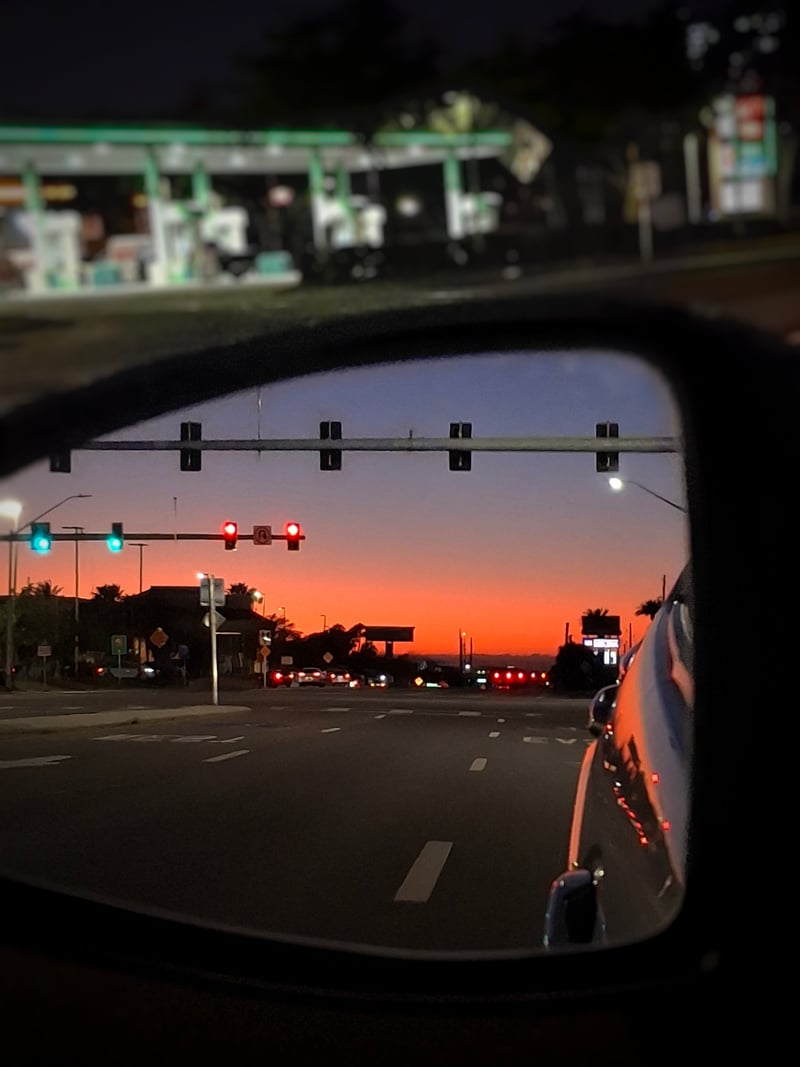 Orlando Intersection Sunset