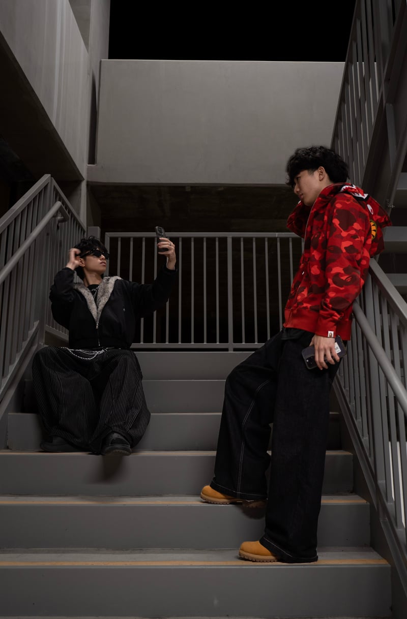 Urban Concrete Stairwell