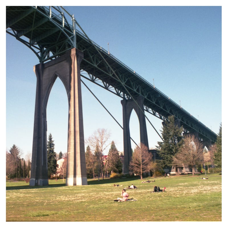 St. Johns Bridge from Cathedral Park