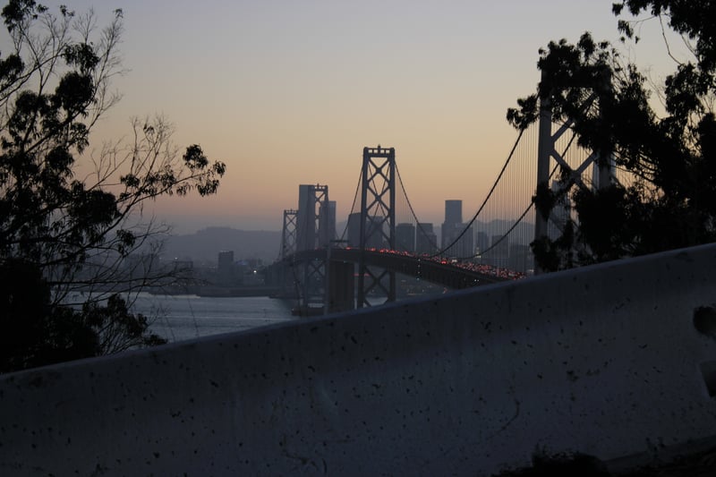 Yerba Buena Island Bay Bridge View