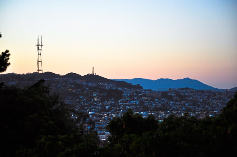 McLaren Park Sutro Tower View