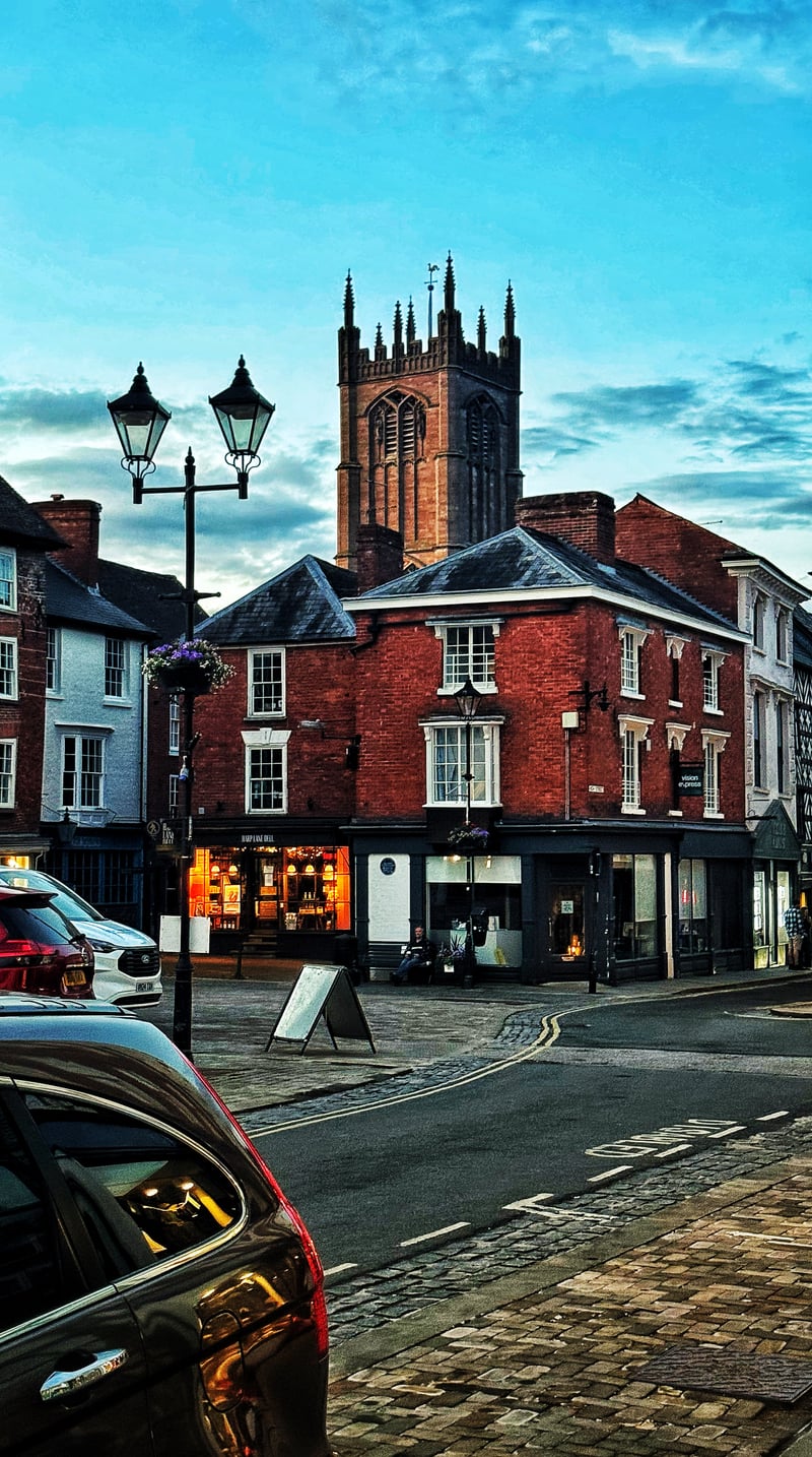Ludlow Market Square & St Laurence's Church