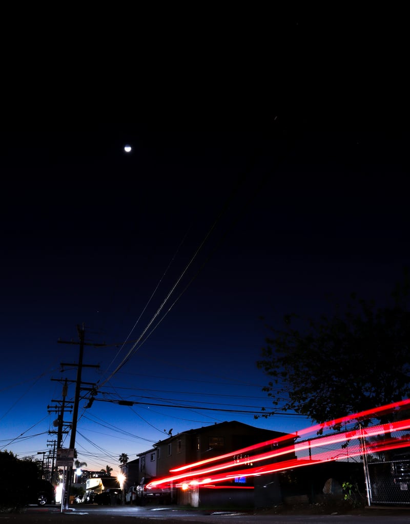 H Street Light Trails