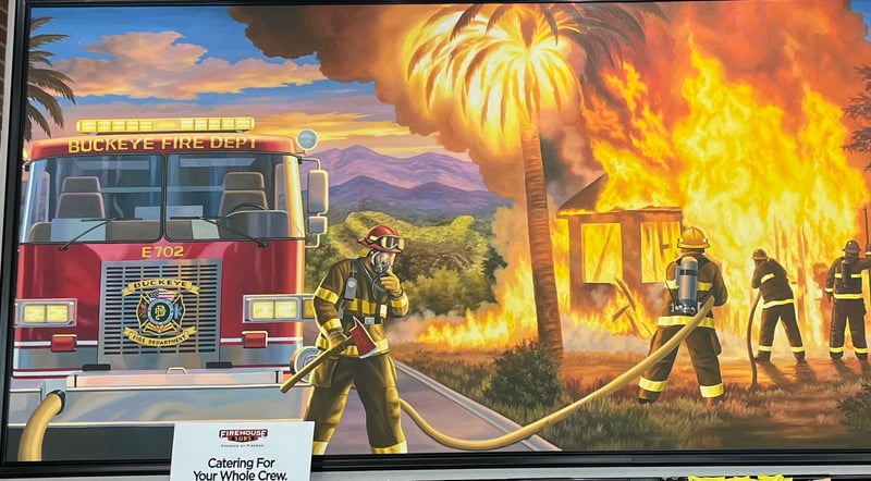 Firehouse Subs Buckeye Mural