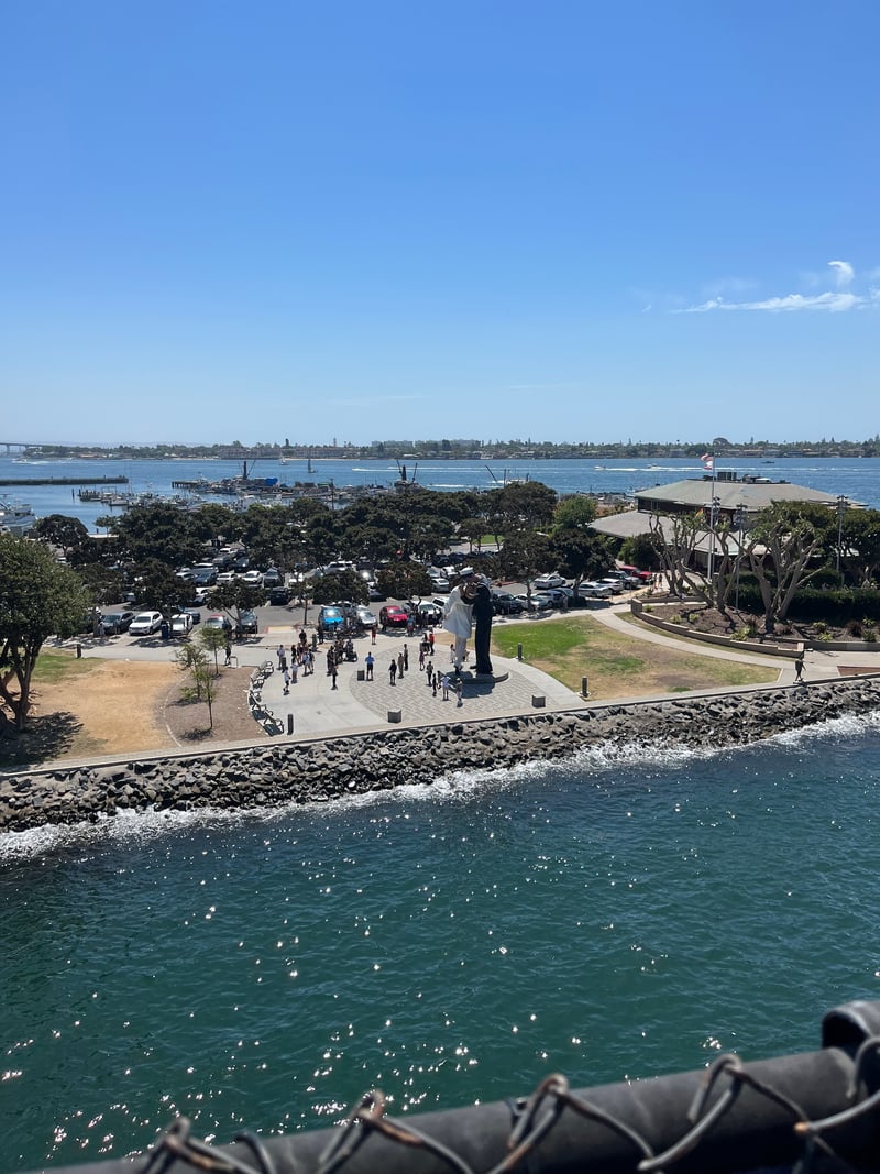 Unconditional Surrender Statue at Tuna Harbor Park