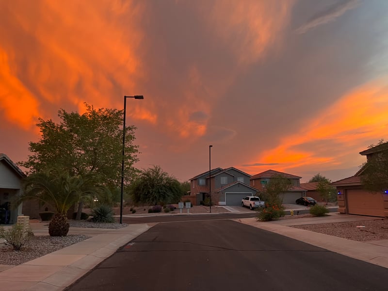 Buckeye Suburban Sunset