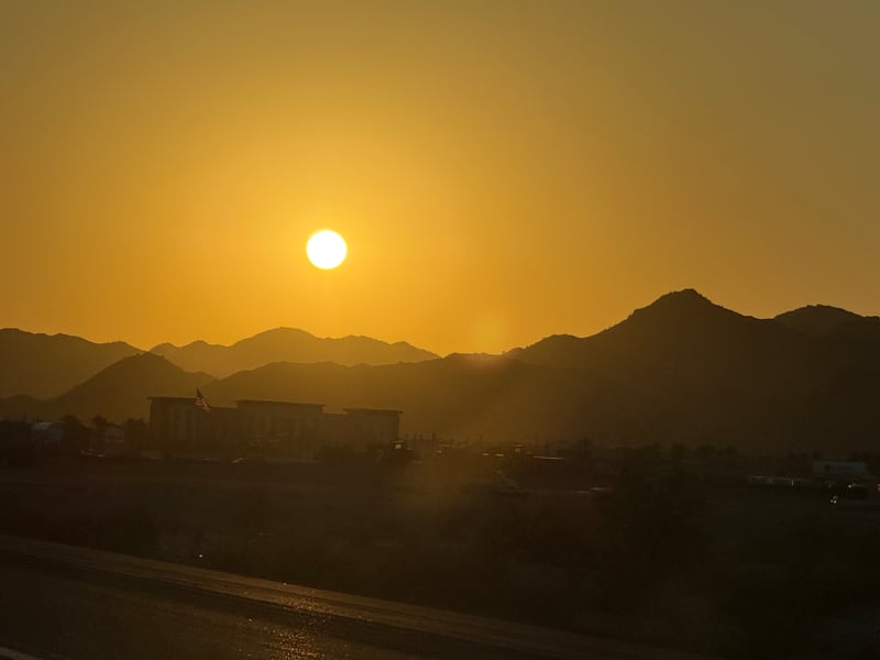 Buckeye Desert Sunset View