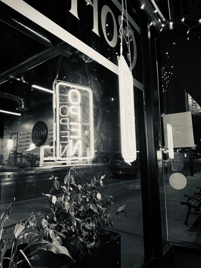 Monroe Avenue Storefront Window