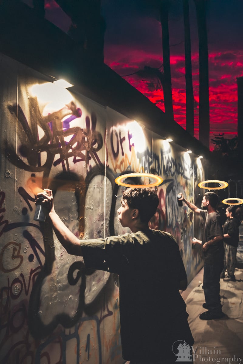 Upland Urban Art Wall