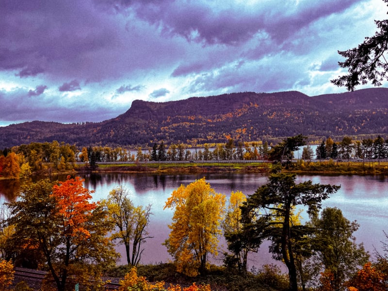 Columbia River Gorge Autumn View