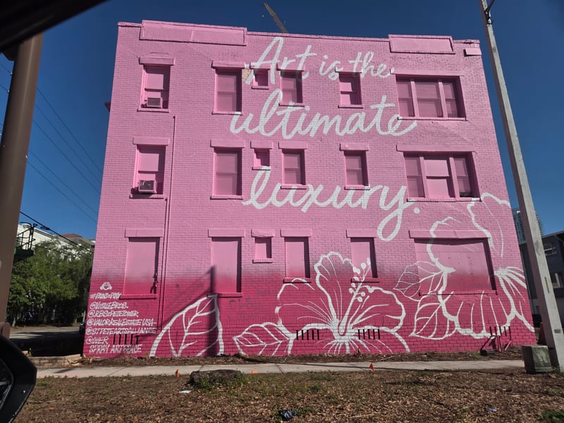 Art is the Ultimate Luxury Mural