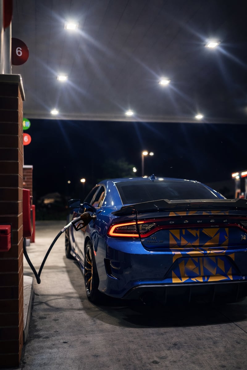 Warren Gas Station Night Shoot