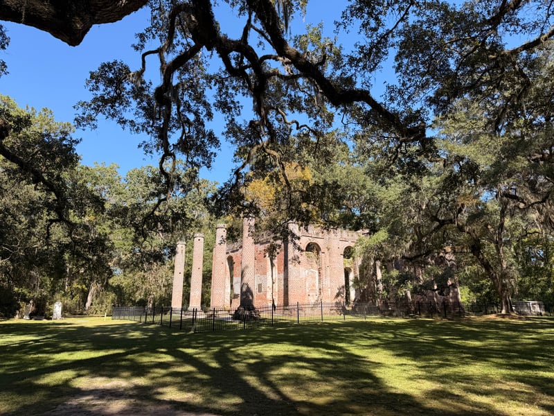 Old Sheldon Church Ruins