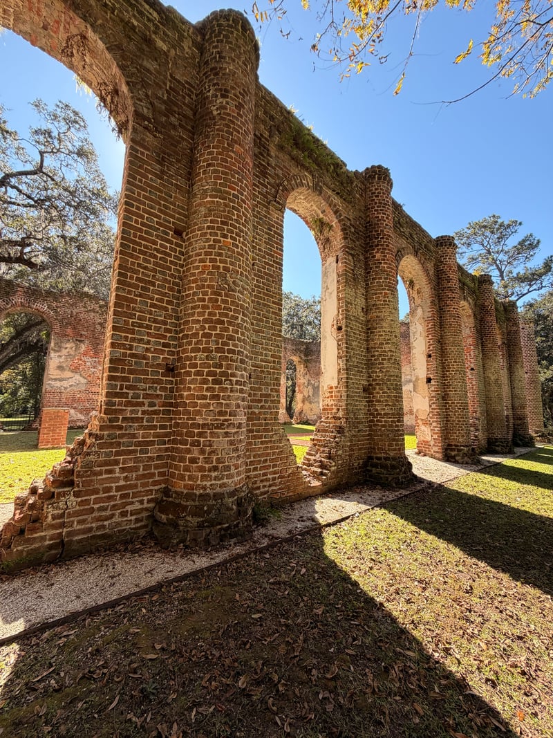 Old Sheldon Church Ruins