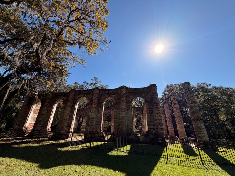 Old Sheldon Church Ruins