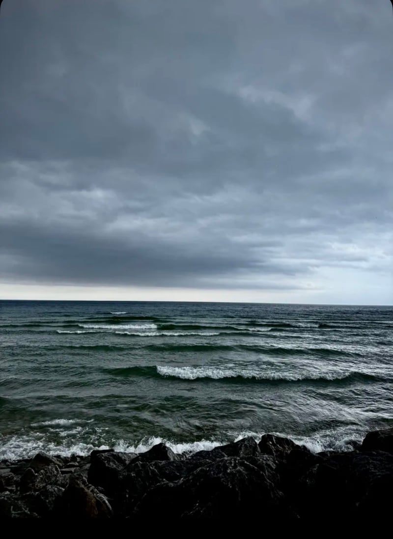 Rocky Coastal Breakwater