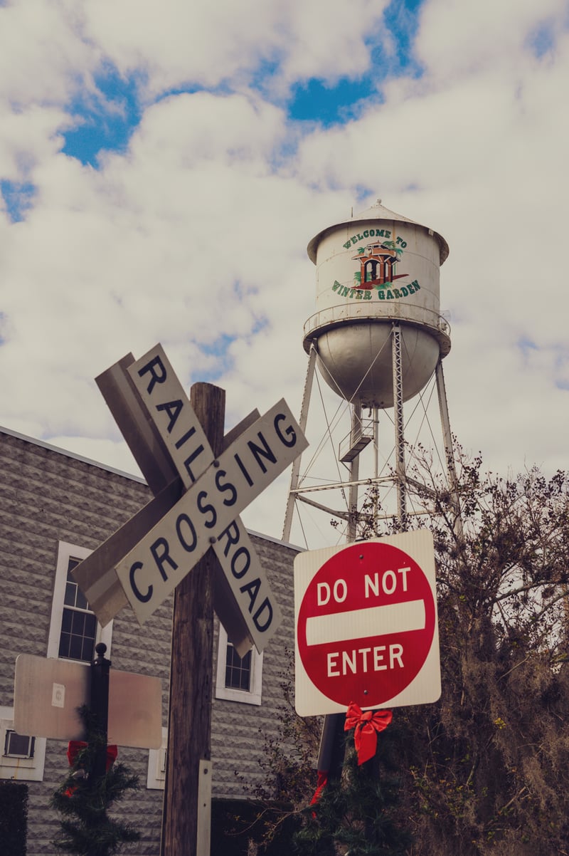 Winter Garden Water Tower