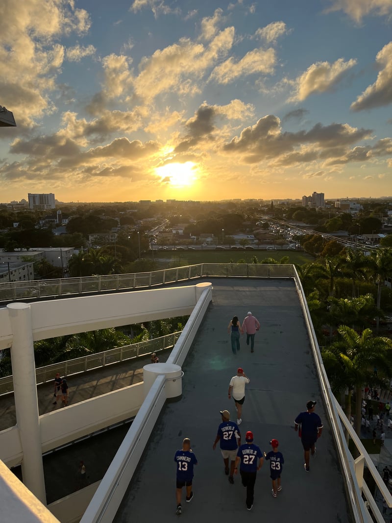loanDepot park Sunset Ramp