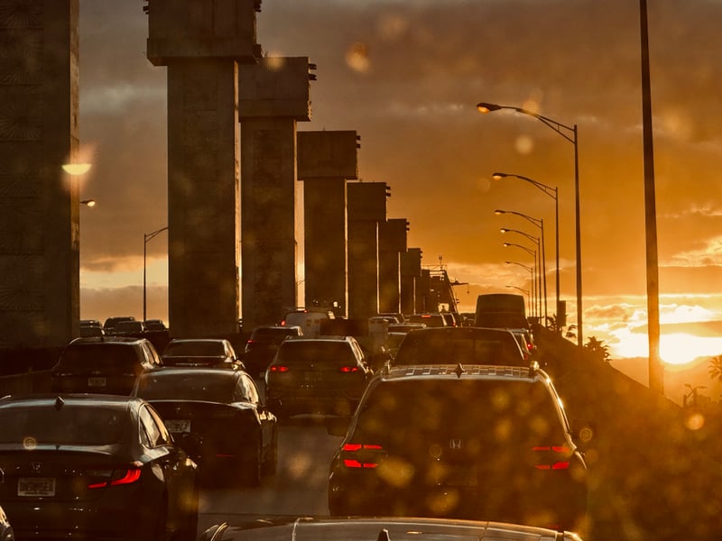 Dolphin Expressway Sunset Traffic