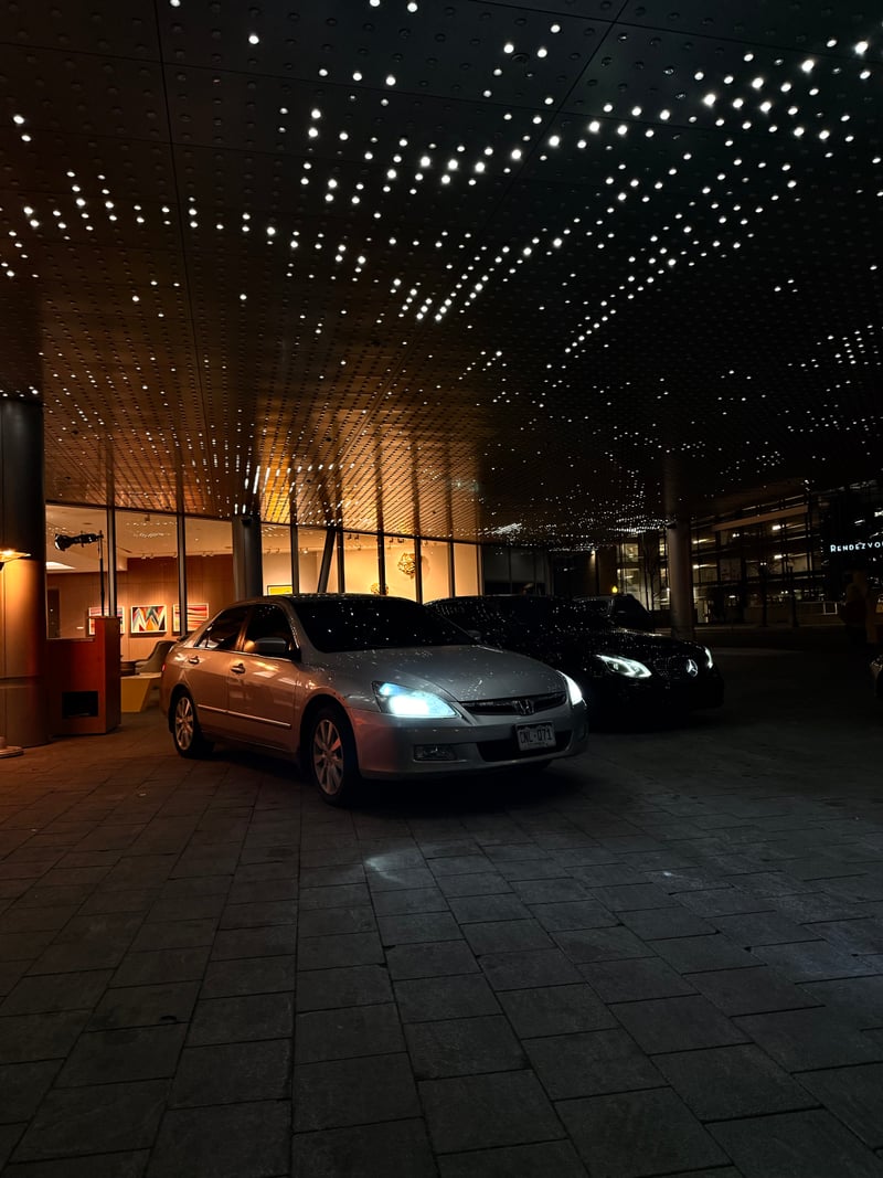 Denver Art Museum Illuminated Canopy