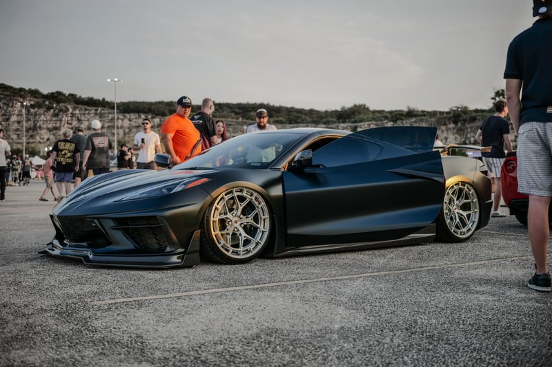Cars and Coffee at Six Flags Fiesta Texas