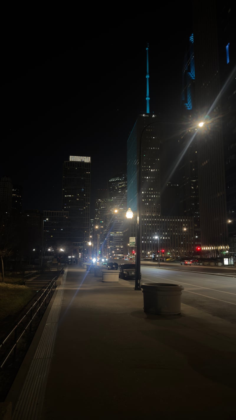 East Randolph Street Skyline View