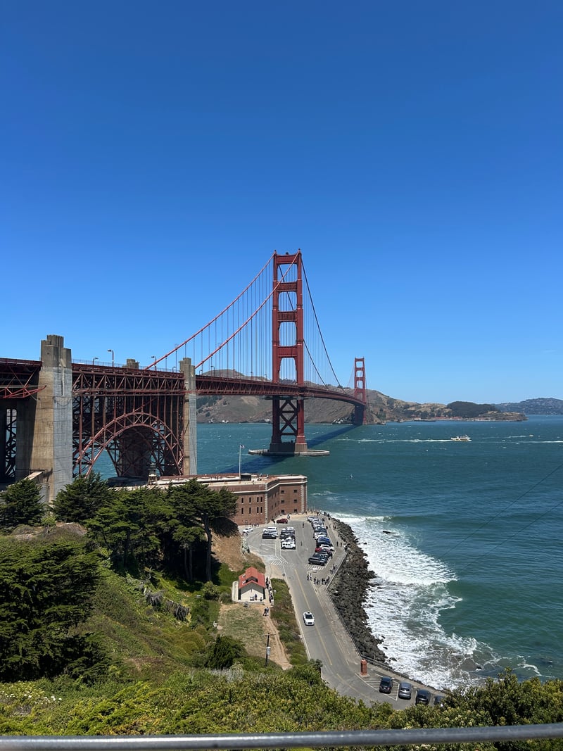 Golden Gate Bridge from Fort Point Overlook