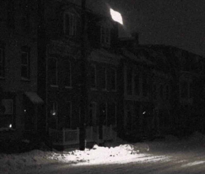 Concord Road Winter Streetscape