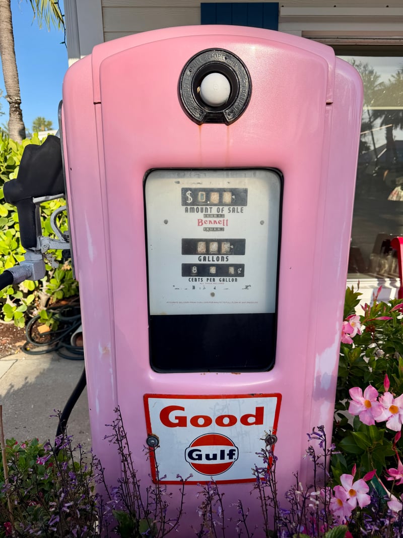 The Loose Caboose Vintage Gas Pump