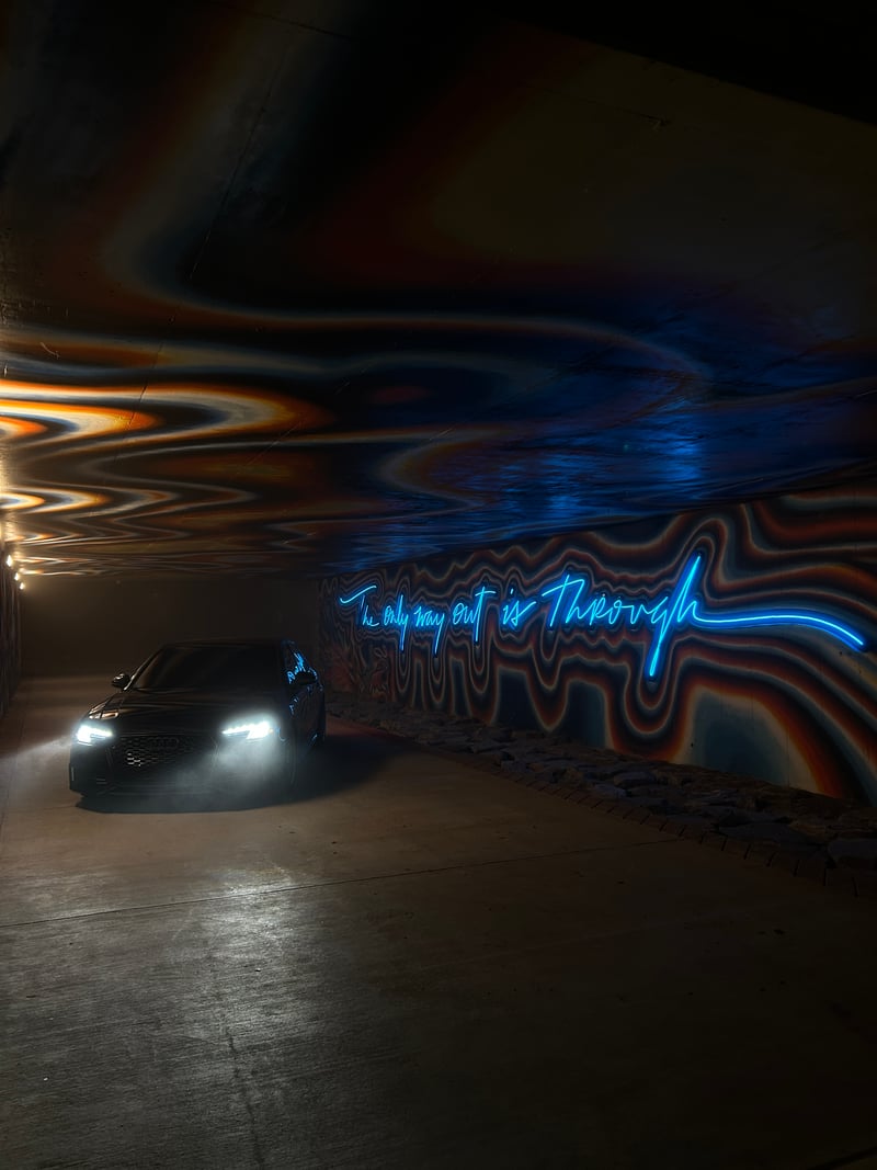 The Only Way Out Is Through Tunnel