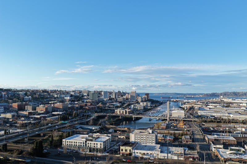 Tacoma Skyline & Thea Foss Waterway Overlook